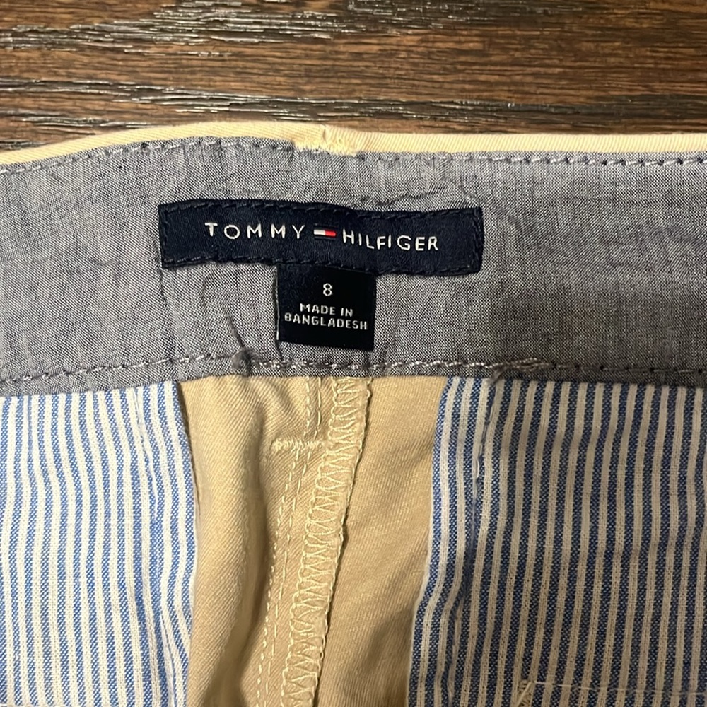 Tommy Hilfiger Cream Women's Trousers - Picture 6 of 12